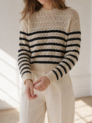 Striped Knit Sweater