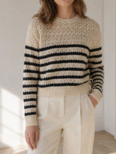 Striped Knit Sweater