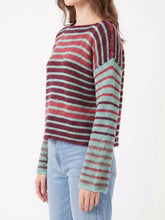 Colorful Striped Knit Sweater