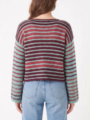 Colorful Striped Knit Sweater