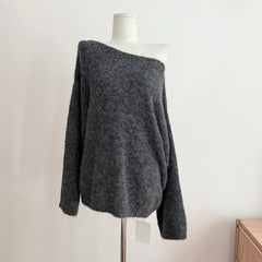 Shoulder Loose Fit Sweater