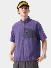 IronRidge - UPF50+ Lightweight Half-Zip Stand Collar Quick-Dry T-Shirt