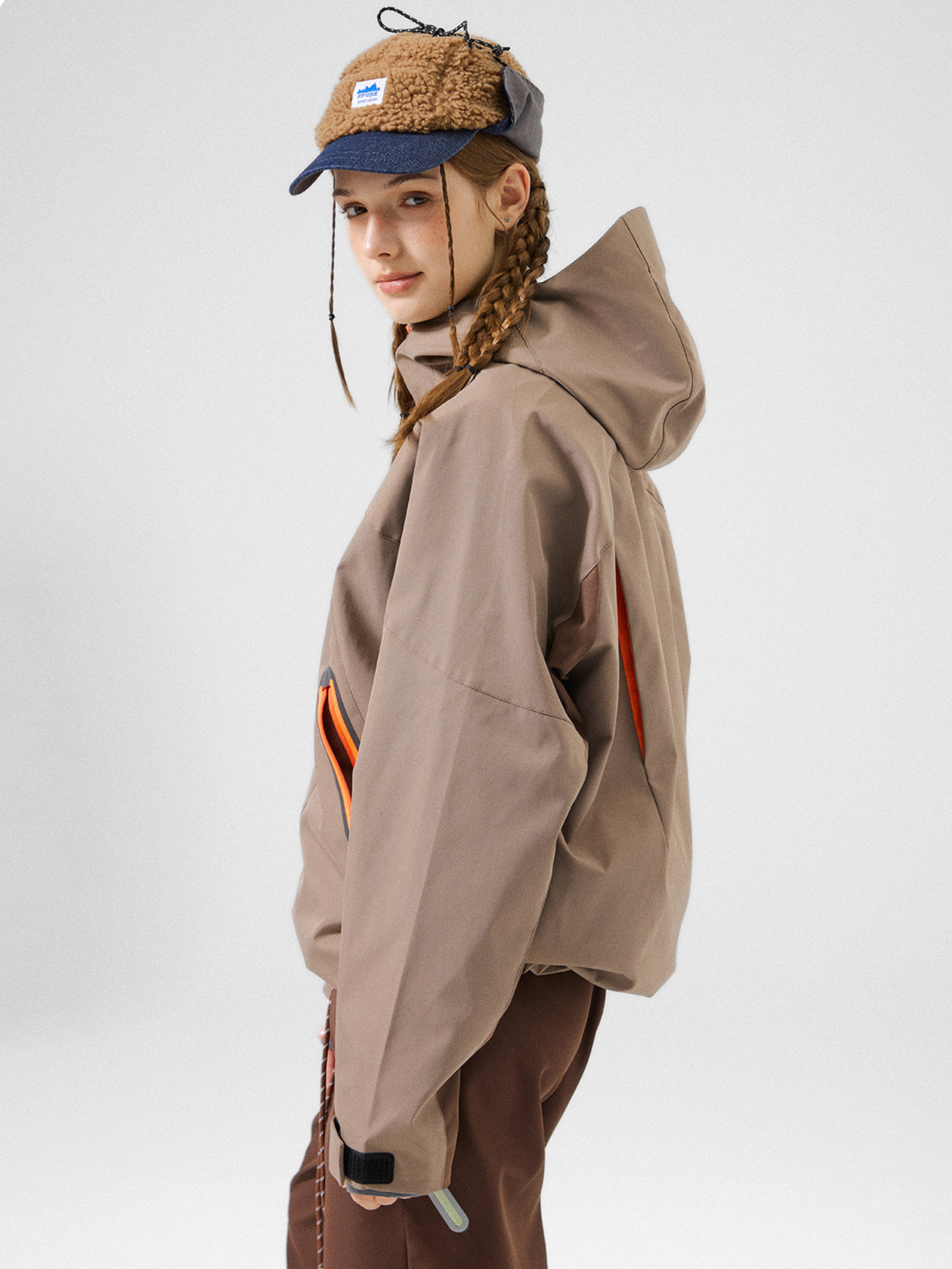 Ashrun - Unisex 8000mm Waterproof Reflective Shell Jacket