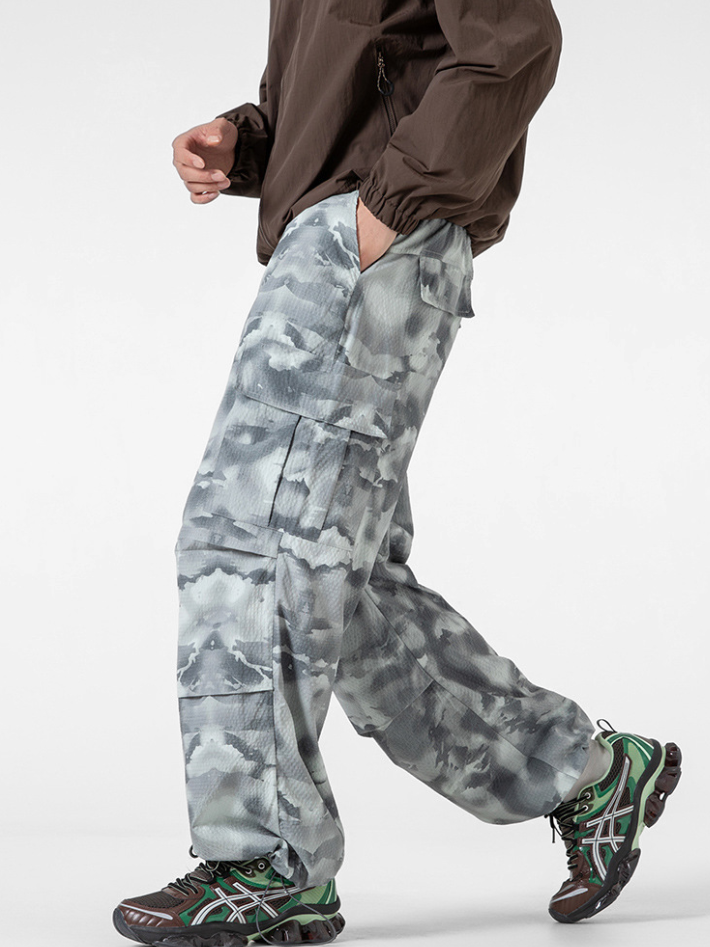 OwlCliff - Unisex Triple-Protection Water-Repellent Camo Cargo Pants