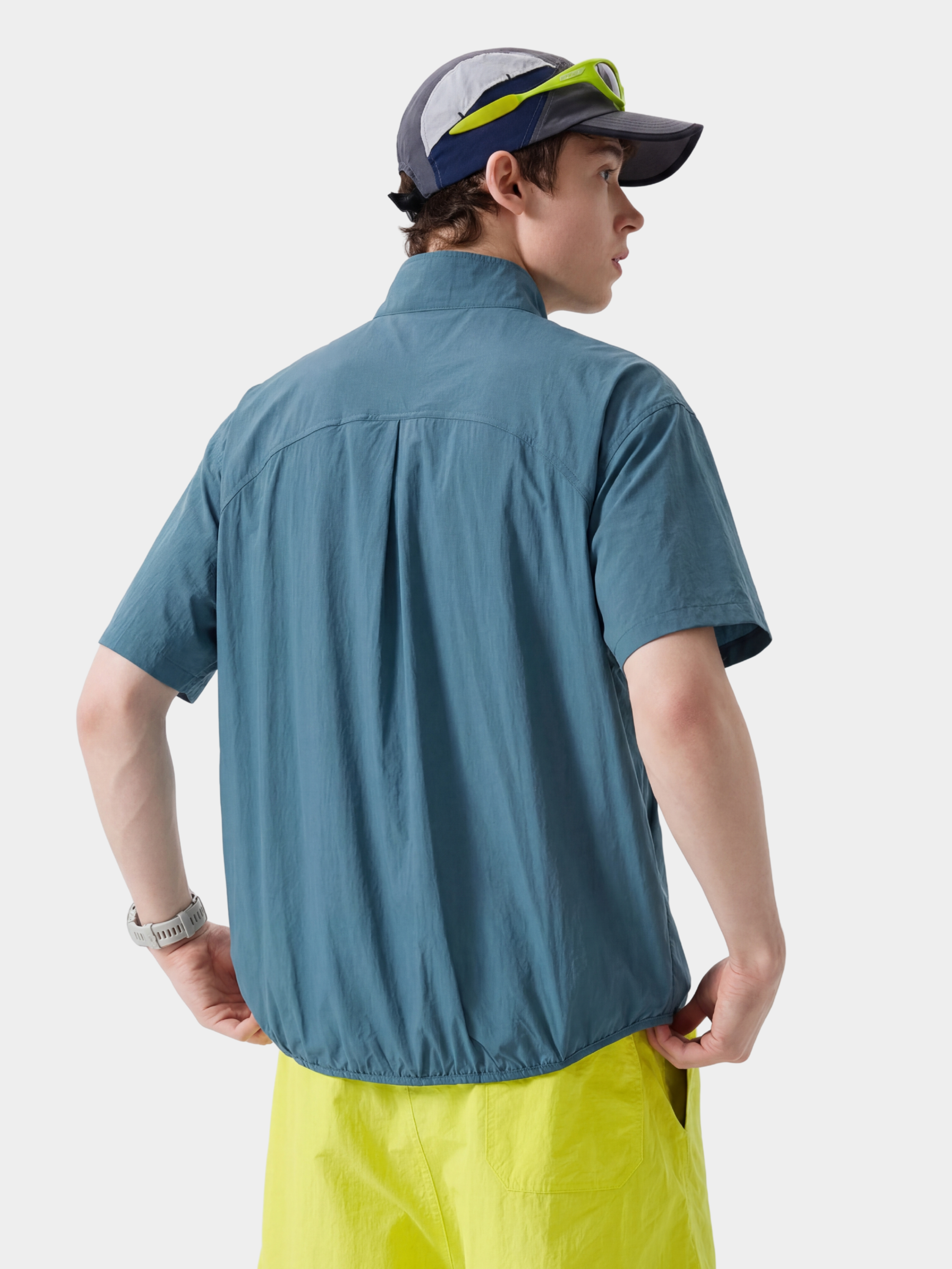 IronRidge - Unisex UPF50+ Lightweight Half-Zip Stand Collar Quick-Dry T-Shirt