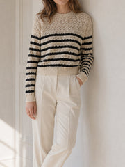 Striped Knit Sweater