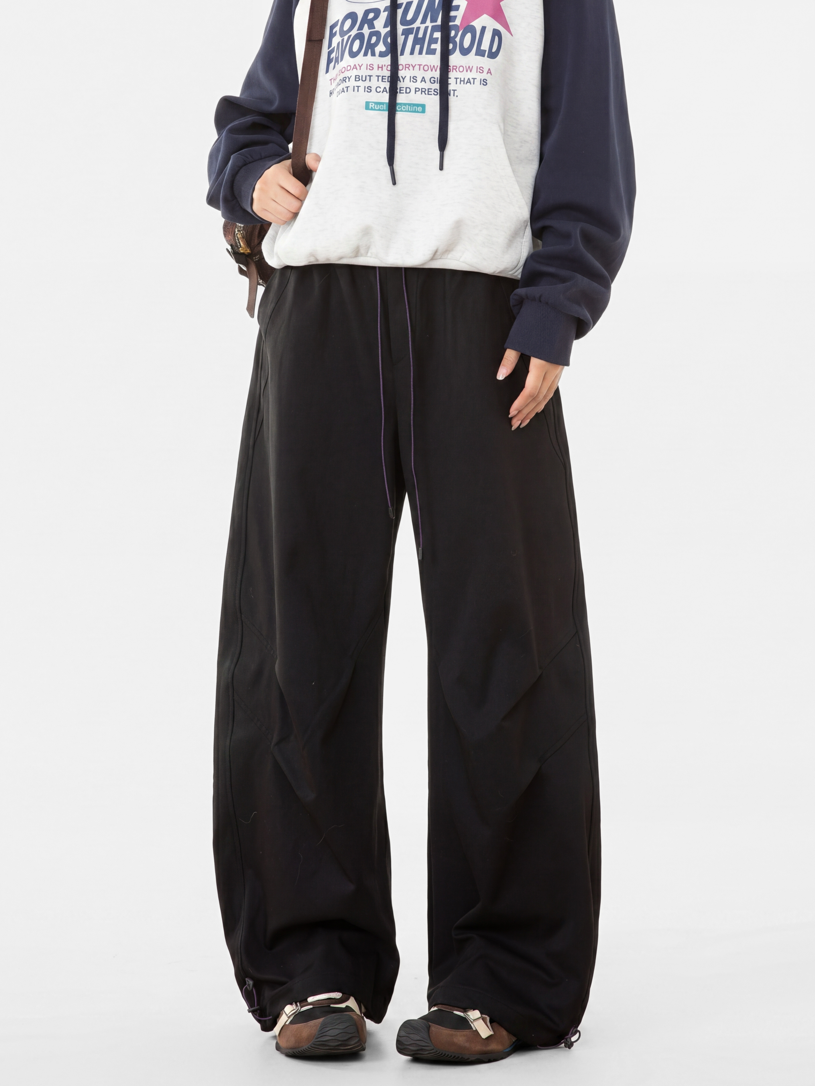 FlintPeak - Unisex Ruched Drawstring Utility Pants