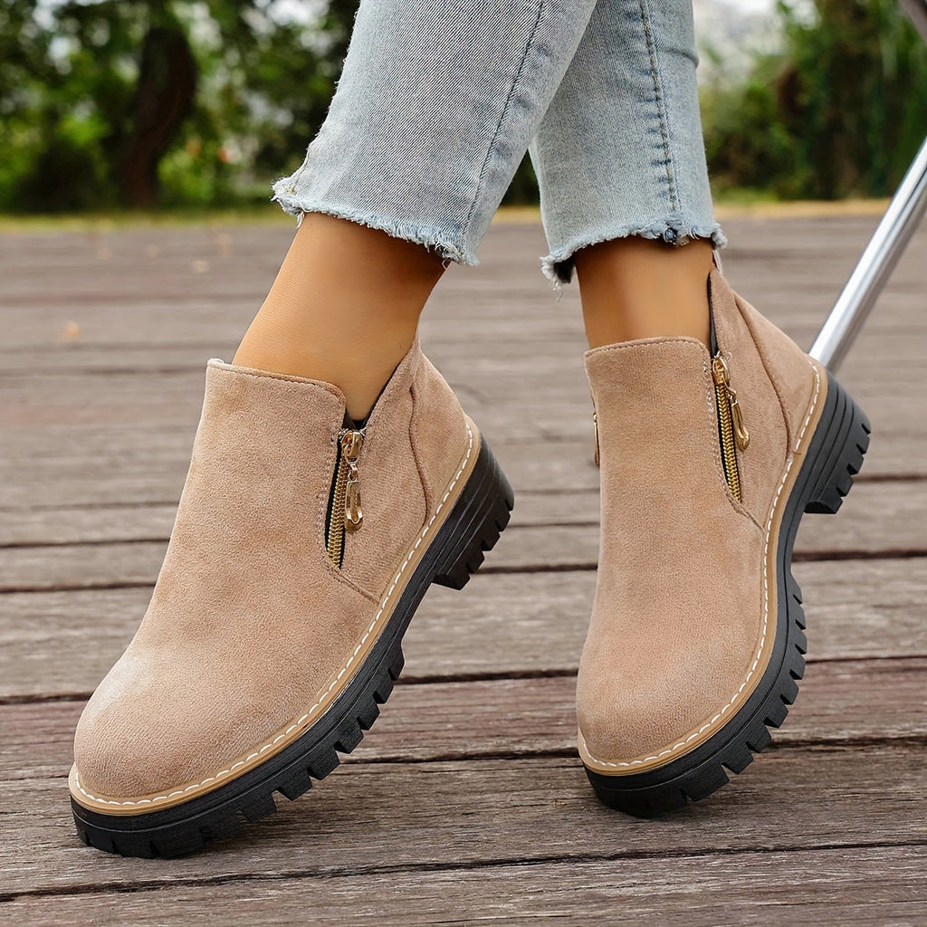 🔥Last Day Promotion 50% OFF - Women's Chunky Platform Ankle Boots